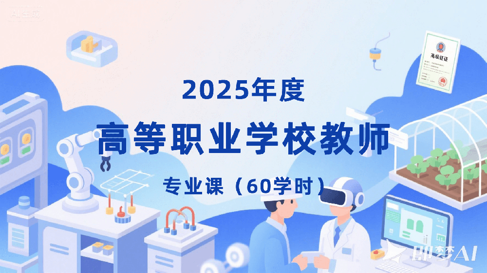 2025年度高等职业学校教师专业课
